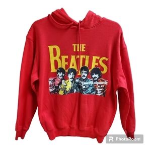 The Beatles red Hoodie XS NWOT
